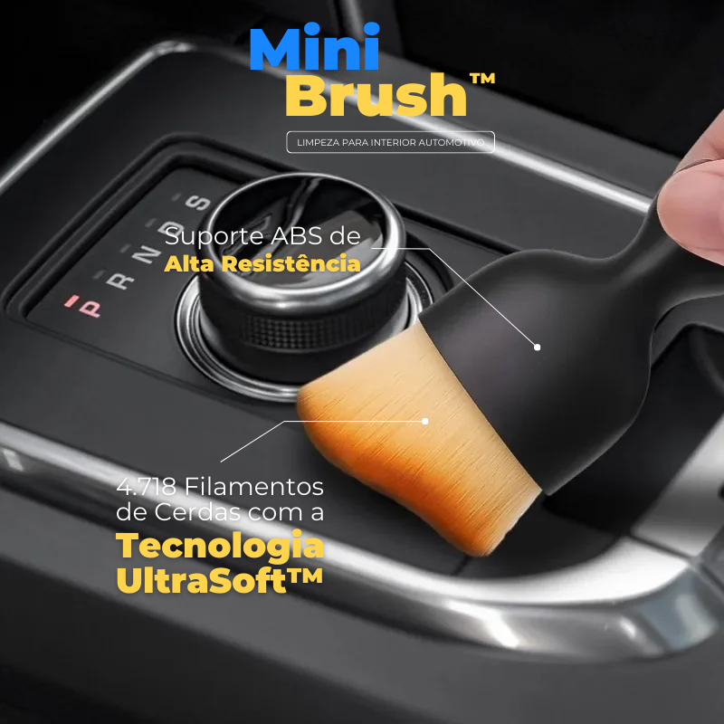 Escova de Limpeza para Interior Automotivo - MiniBrush™