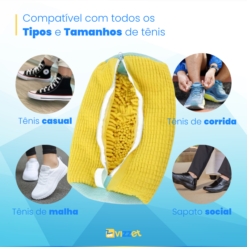 EasyClean™ – Bolsa Protetora para Lavar Tênis